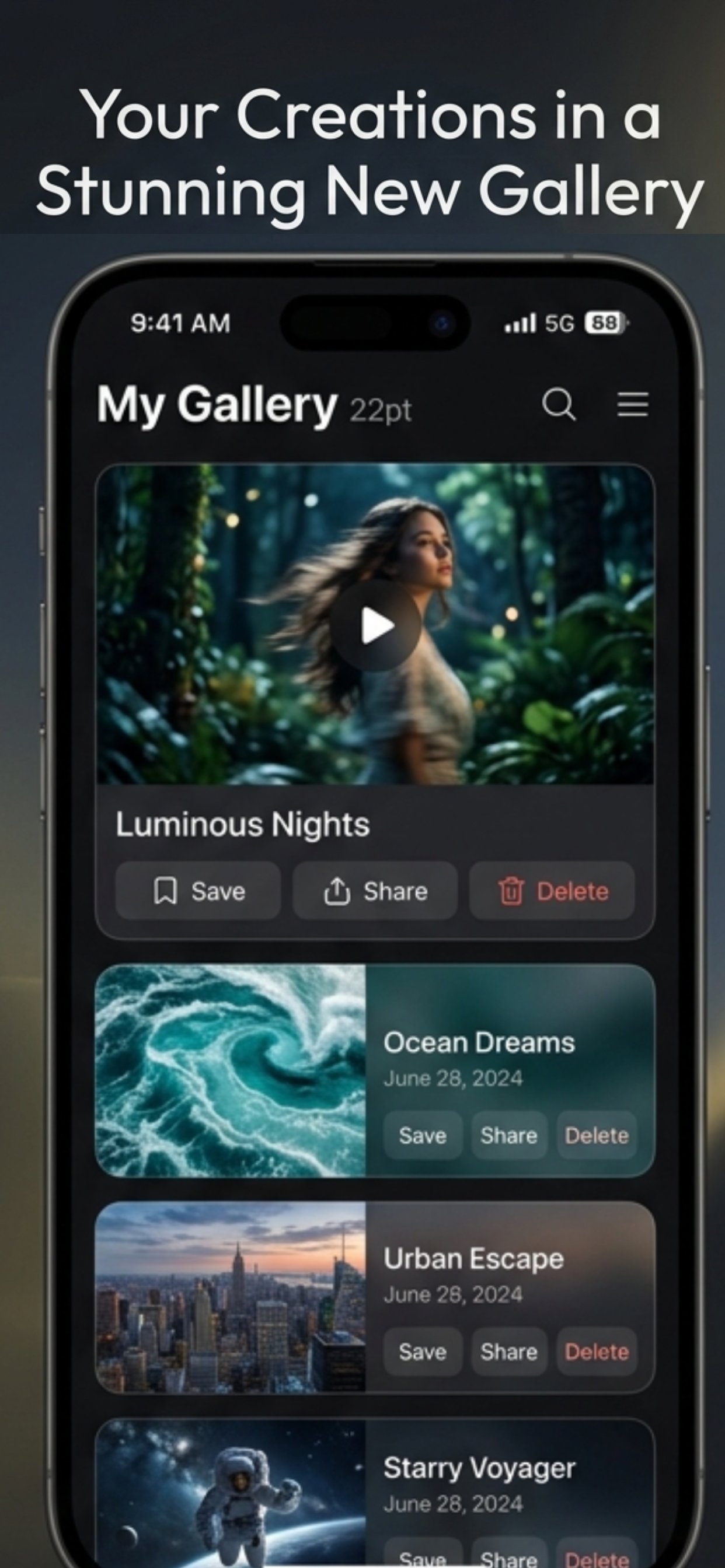 Gallery Interface